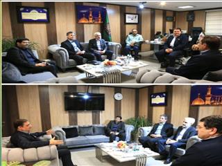 دیدار دبیر ستاد نانو کشور با قائم مقام مدیرعامل در امور ستادی و مسؤلیت‌های اجتماعی فولاد خوزستان