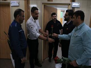 دیدار معاون منابع انسانی و امور اجتماعی با کادر درمان شرکت  فولاد خوزستان