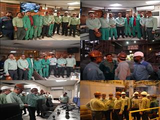 کارگران فولاد هرمزگان؛ جهادگران خط مقدم تولید در روزهای سخت کشور