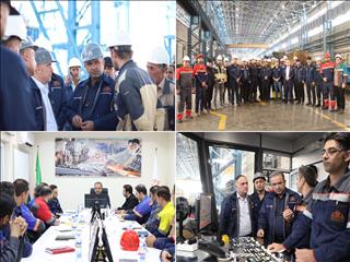 تقدیر حیدری از زحمات پرسنل فولاد سرمد