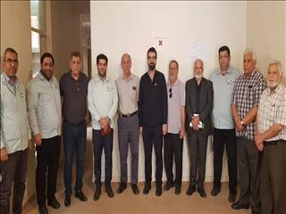 دیدار صمیمانه معاون منابع انسانی و امور اجتماعی با اعضای هیات مدیره کانون بازنشستگان شرکت فولاد خوزستان