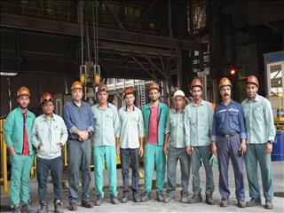 ۱۵ماه تولید بدون ذوب دانگرید آنالیز شیمیایی در شرکت فولاد هرمزگان