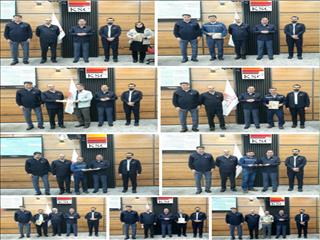 تقدیر از نفرات برتر HSE