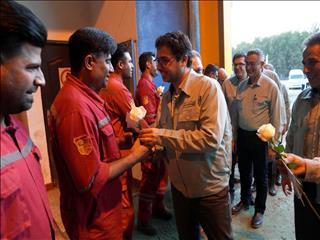 تقدیر مدیرعامل فولاد هرمزگان از فولادمردان آتش‌نشان