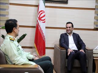 دیدار مدیرعامل فولاد آلیاژی ایران با فرمانده جدید انتظامی یزد