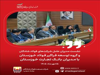 فولاد شادگان به‌دنبال تقویت تأمین مالی تولید