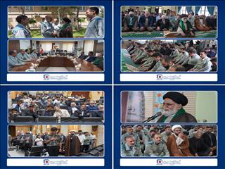 دیدار امام جمعه نیشابور با مدیریت عالی فولاد خراسان و حضور در جمع تلاشگران صنعت