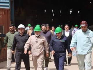 استاندار خوزستان: فولاد شادگان نقش موثری در چرخه تولید دارد