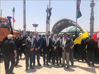 خدمت‌رسانی گروه مالی گردشگری در مراسم وداع