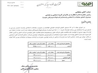 معاملات ۱.۲ میلیون تنی فولاد مبارکه با هرمزگان جنوب